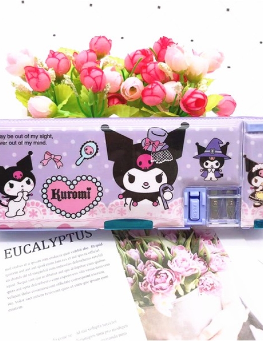 Tenghuishiye Cartoon Multi-Compartment Pencil Case for Children