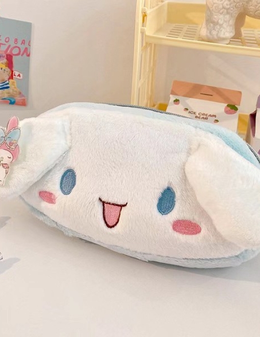 Beautifyy Plush Kawaii Pen Bag Stationery Bag Cute Stationery Box Girls Cartoon Stationery Box School Supplies