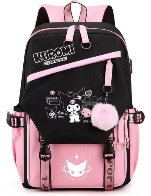 Saturnus Kuromi Melody Peripheral Large Capacity School Backpack