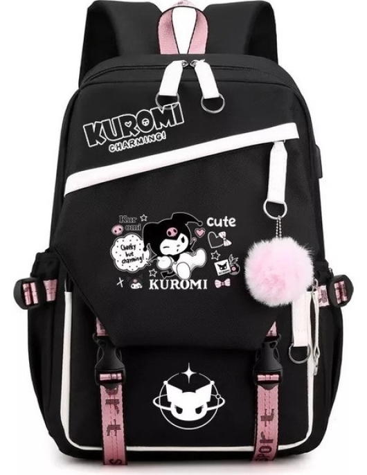 Saturnus Kuromi Melody Peripheral Large Capacity School Backpack