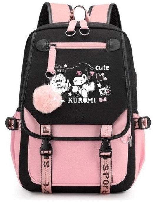 Sheng Haii Sanrio Kuromi Backpack Women's School Bag