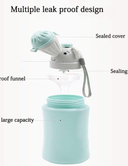 Liveasy Portable Travel Elephant Potty Cup - Blue