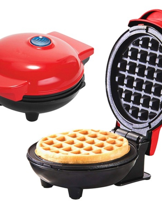 KKmoon Mini Electric Waffle Maker - Red