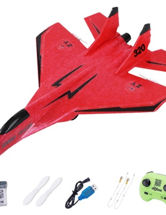 F Fityle 3.7V 150mAh 2.4g 2-Wing Remote Control Airplane - Red