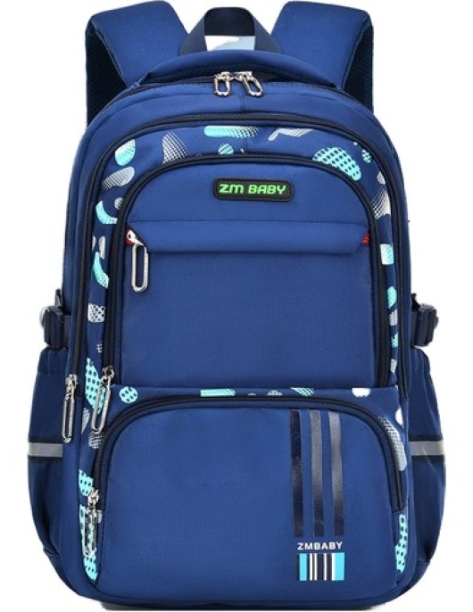 Love Home School Large Capacity Student Backpack - Sapphire Blue