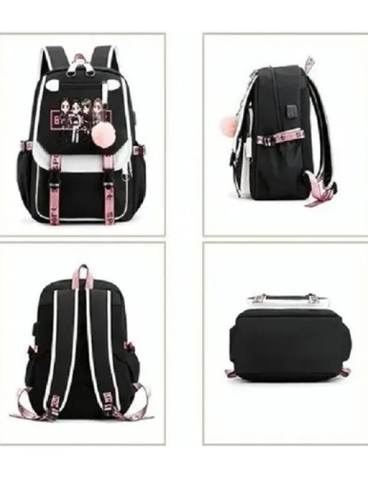 BLACKPINK shoulder bag schoolbag backpack Korean USB