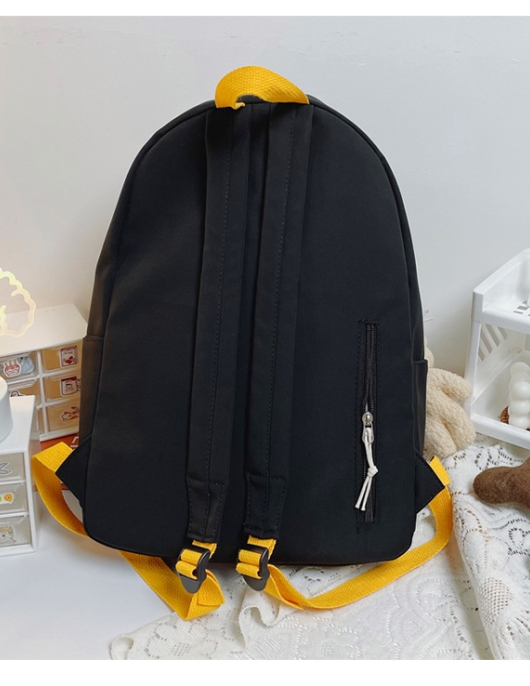 Shoulder bag student schoolbag Korean version fashion color collision Harajuku college backpacks