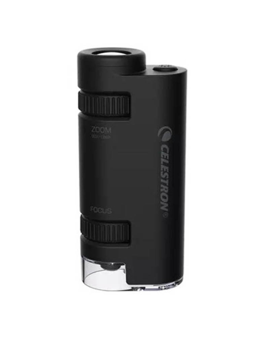 CELESTRON LED Lighted Pocket Microscope Portable High Power Microscope