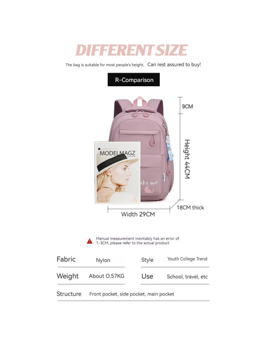 Ivy Stationery Light Waterproof Backpack with Large Capacity