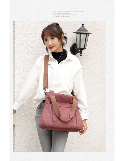 Women's Bag, Canvas Bag, Casual Women's Shoulder Bag, Women's Bag