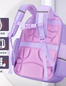 Love Home Spine Protecting School Bag - Purple