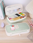 Dmxtop Large Pencil Case Large Capacity Pencil Case Stationery Pen Bag Foldable Pen Storage Bag Cosmetic Makeup Bags