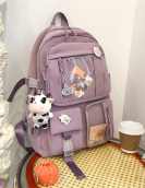 Large capacity backpack for high school students, middle school students, school bags, casual girls backpack