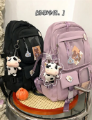 Large capacity backpack for high school students, middle school students, school bags, casual girls backpack