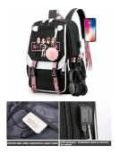 Blackpink Themed Backpack with USB Port