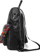 Women's leather backpack