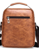 Men's leather shoulder bag