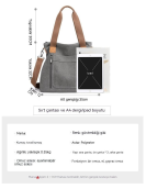 Women's Bag, Canvas Bag, Casual Women's Shoulder Bag, Women's Bag