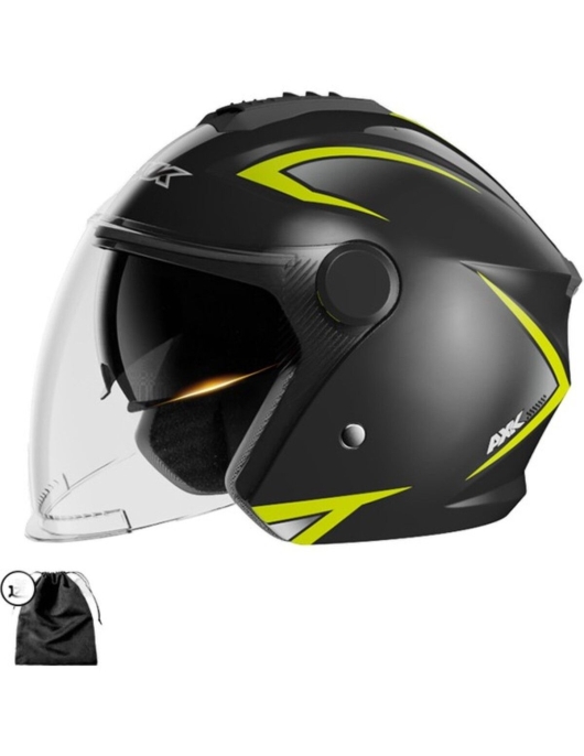 Unisex Mevsimlik Motosiklet Yarım Kask - Hd Anti-sis Özellikli